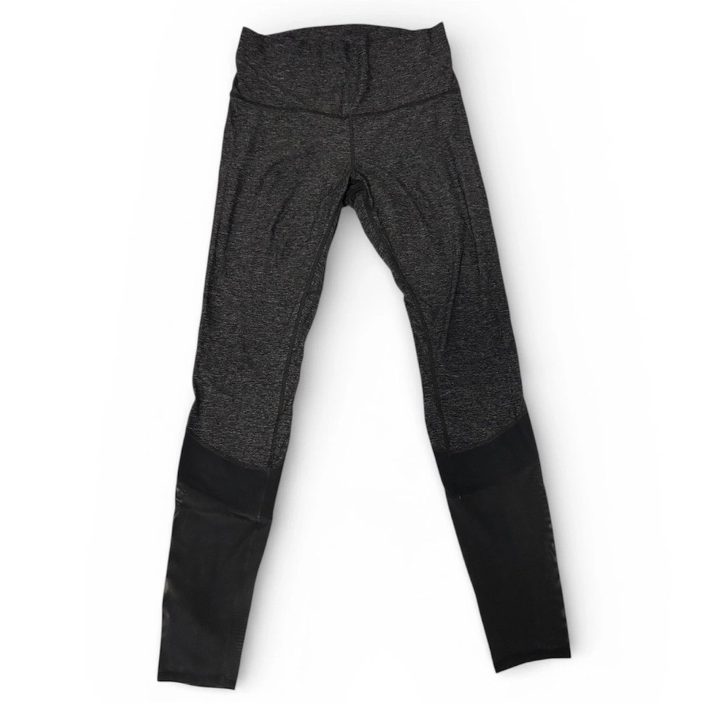 Lululemon Athletica Gray and Black Leggings